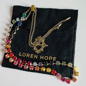 NWOT Loren Hope Milly Cosmic Ombré Necklace
